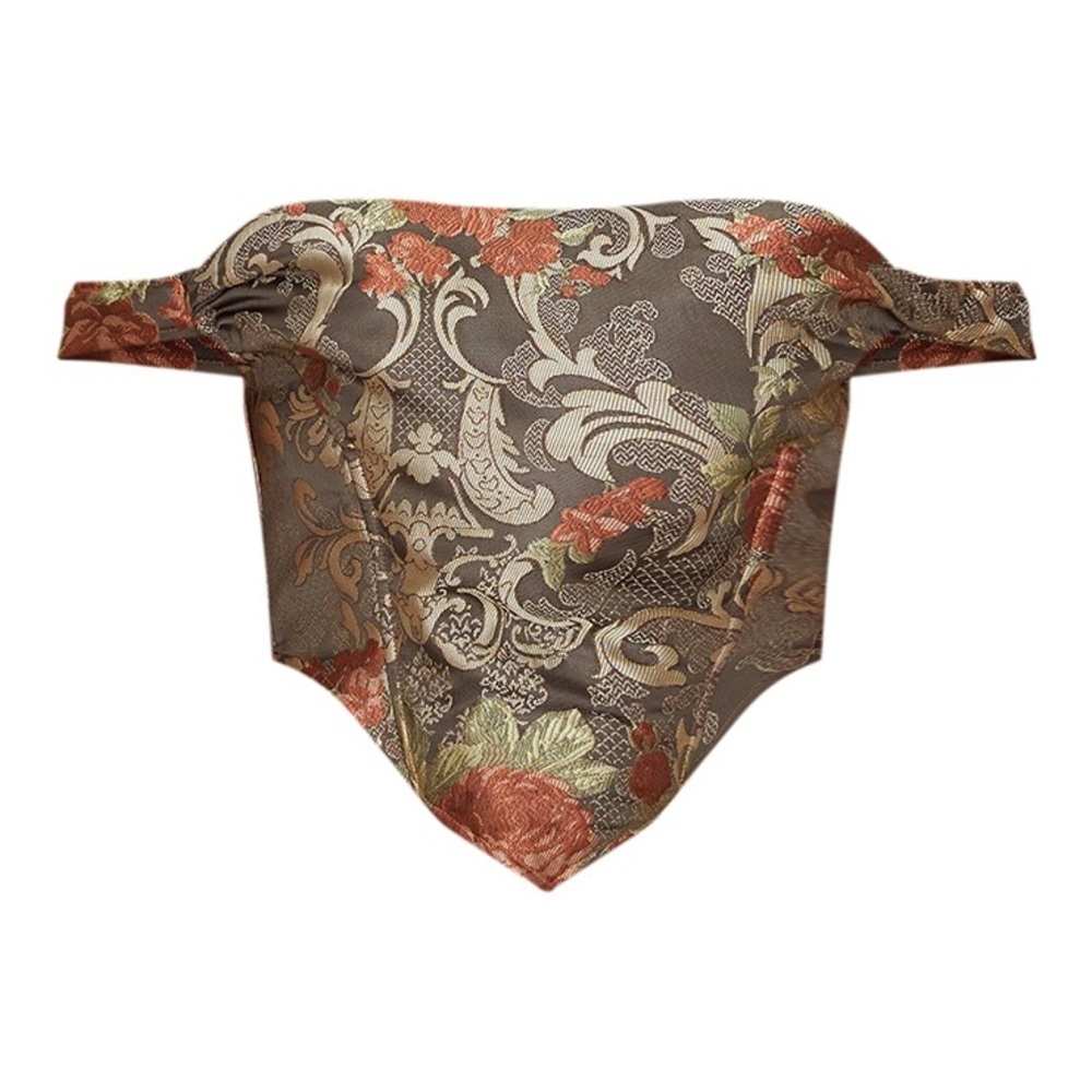 Pretty Little Thing Vintage-Style Corset Bardot Top